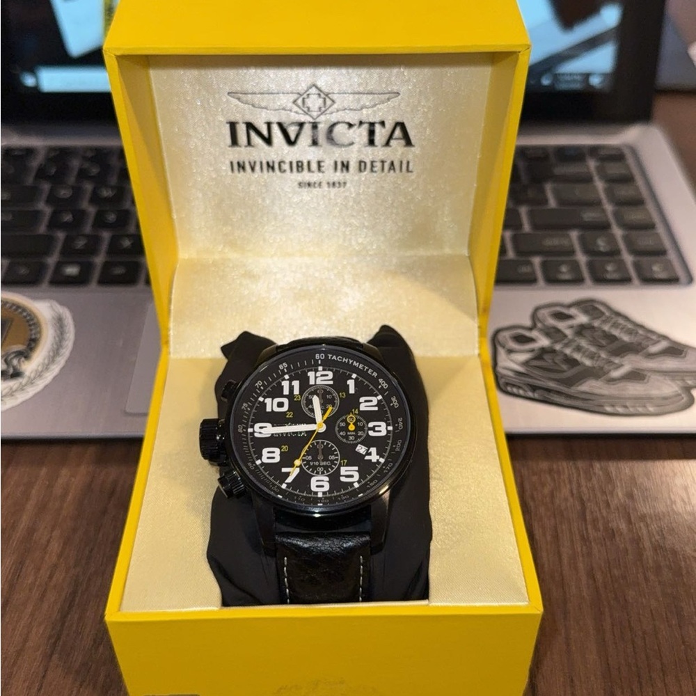Invicta Yellow Box Packaging